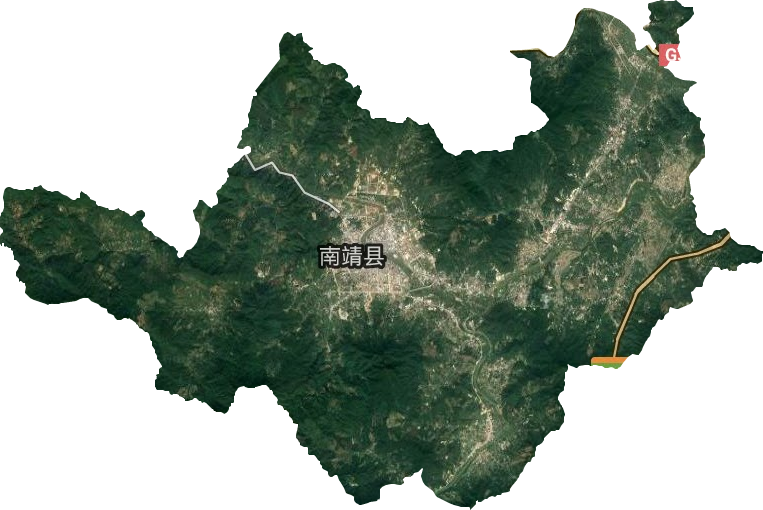 山城镇卫星图