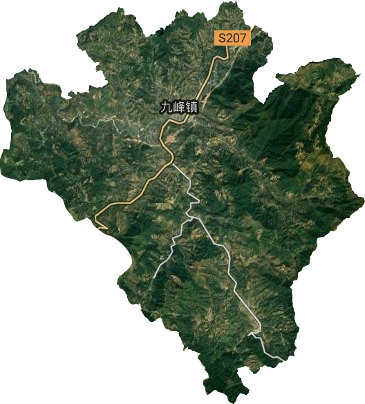 九峰镇卫星图