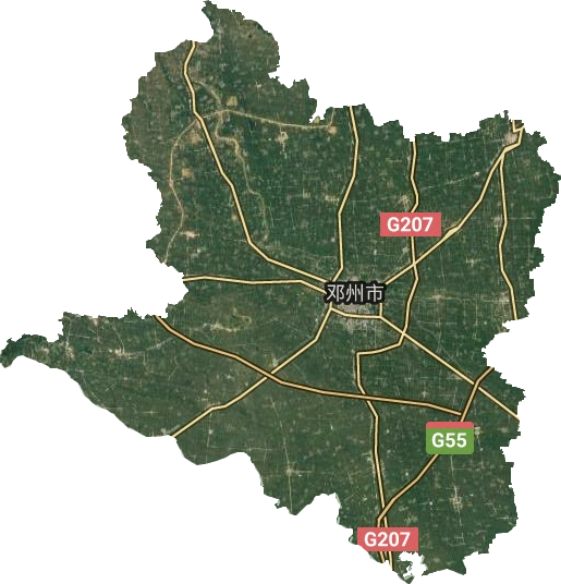 邓州市卫星图