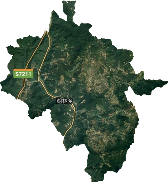 湖林乡卫星图