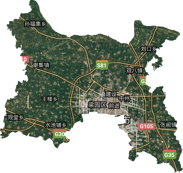 梁园区卫星图