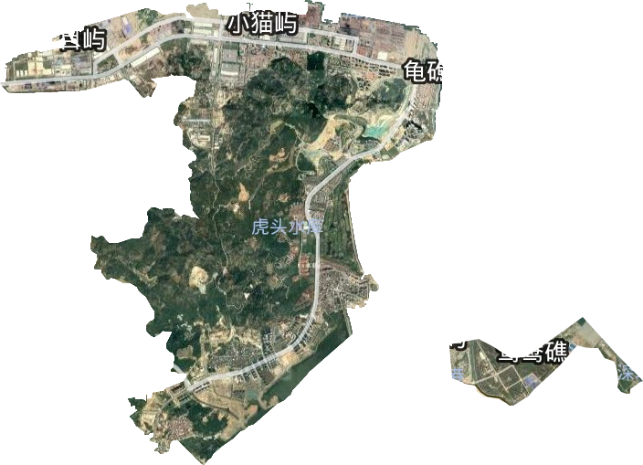 招商局漳州开发区卫星图