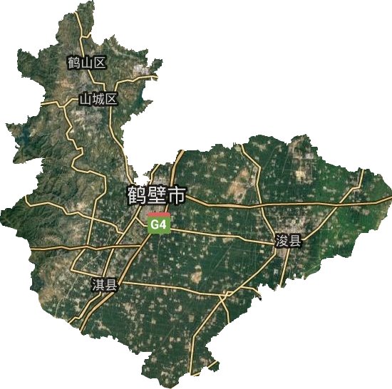 鹤壁市卫星图
