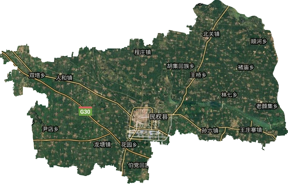民权县卫星图
