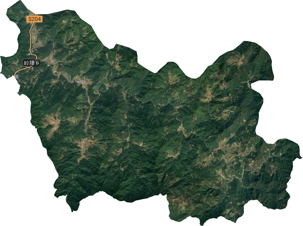 岭腰乡卫星图