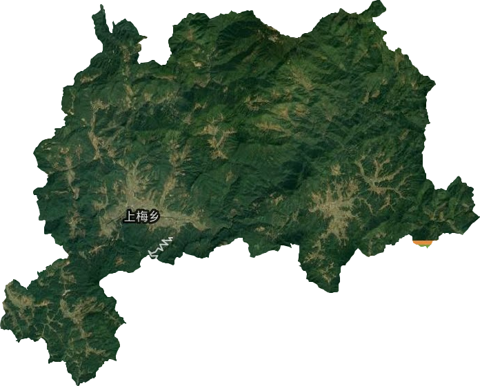 上梅乡卫星图