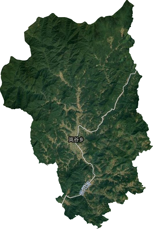 岚谷乡卫星图