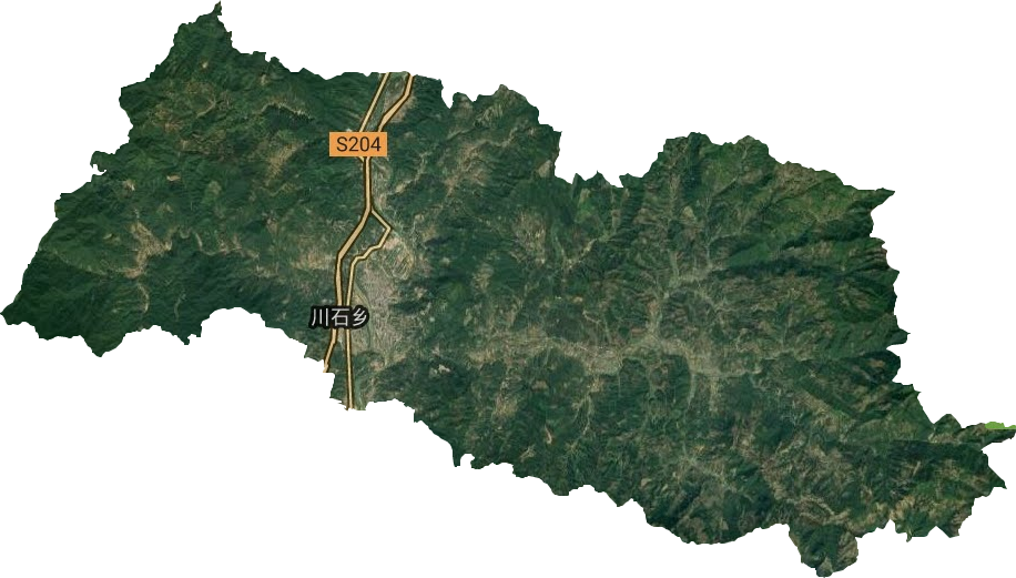 川石乡卫星图