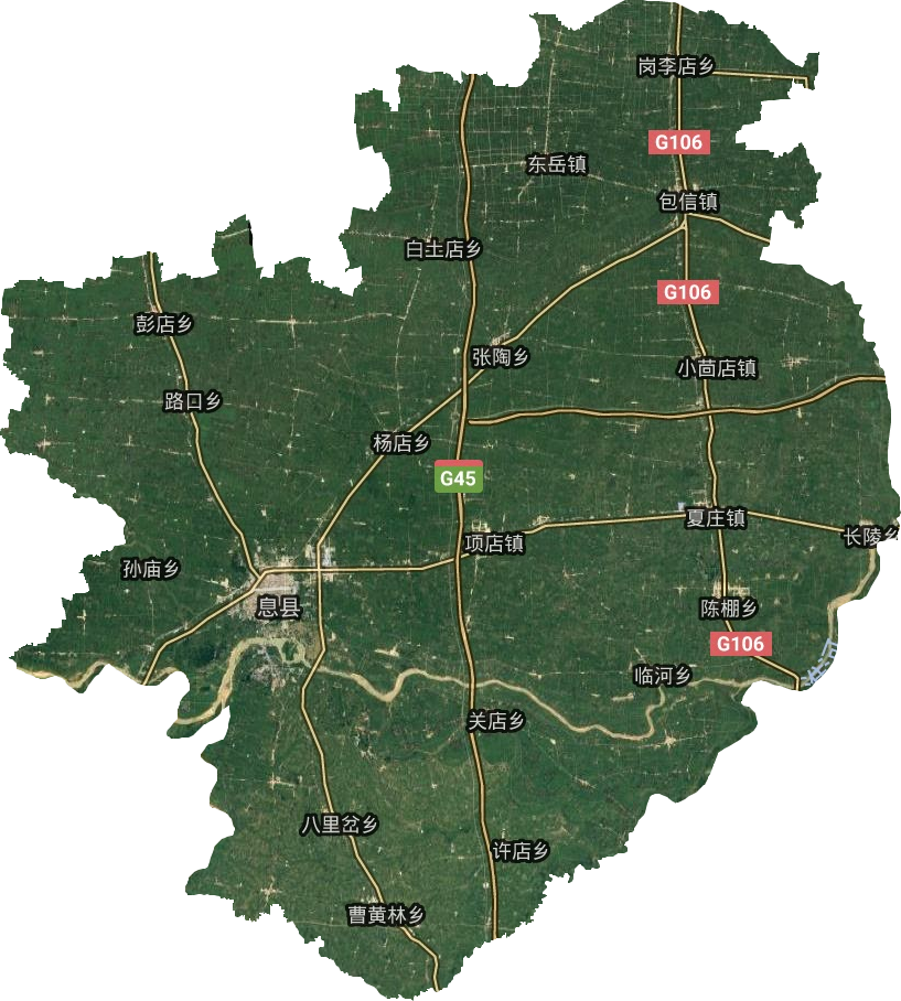 息县卫星图