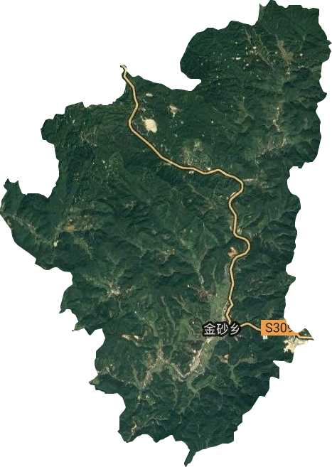 金砂乡卫星图