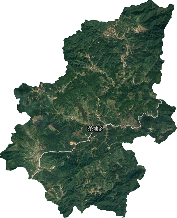 茶地乡卫星图