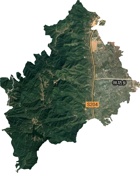 林坊乡卫星图