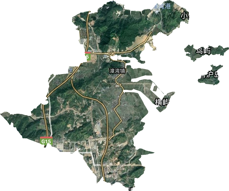漳湾镇卫星图