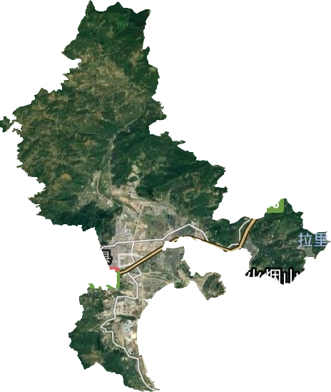 松港街道卫星图