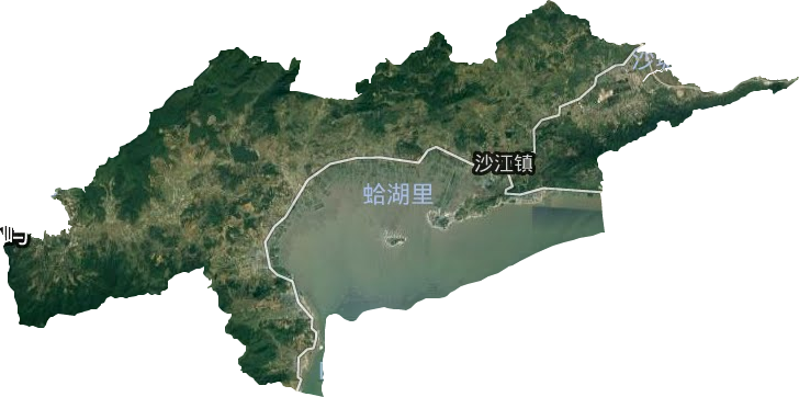 沙江镇卫星图