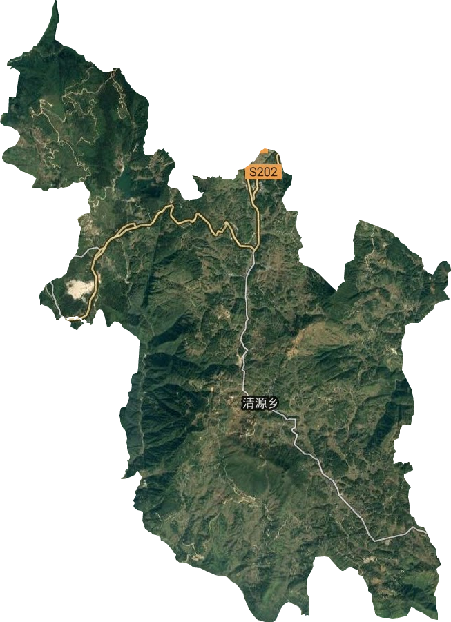 清源乡卫星图