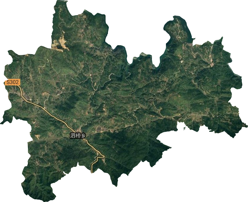 泗桥乡卫星图