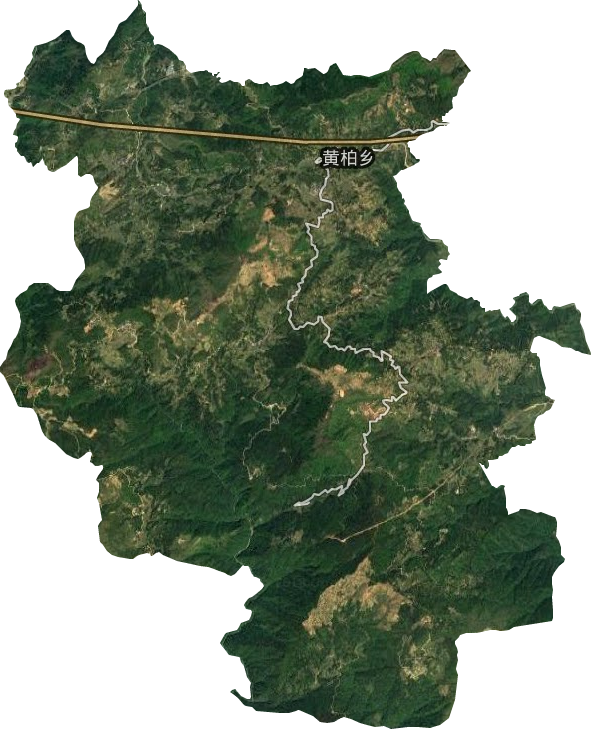黄柏乡卫星图