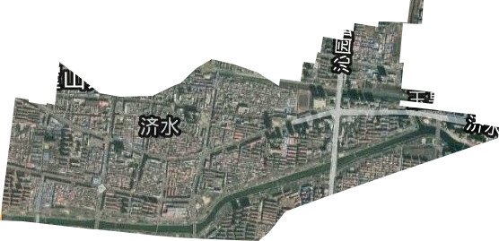 济源市济水街道卫星图