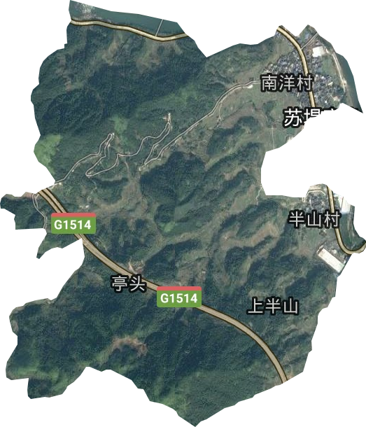 福安畲族开发区卫星图