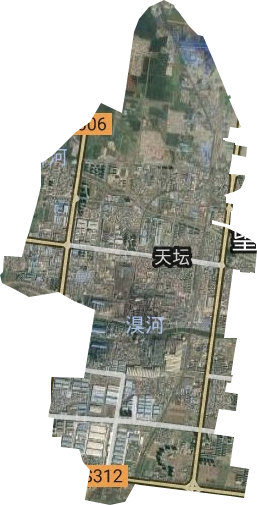 济源市天坛街道卫星图