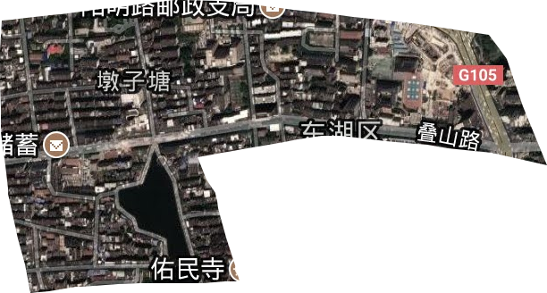 墩子塘街道卫星图