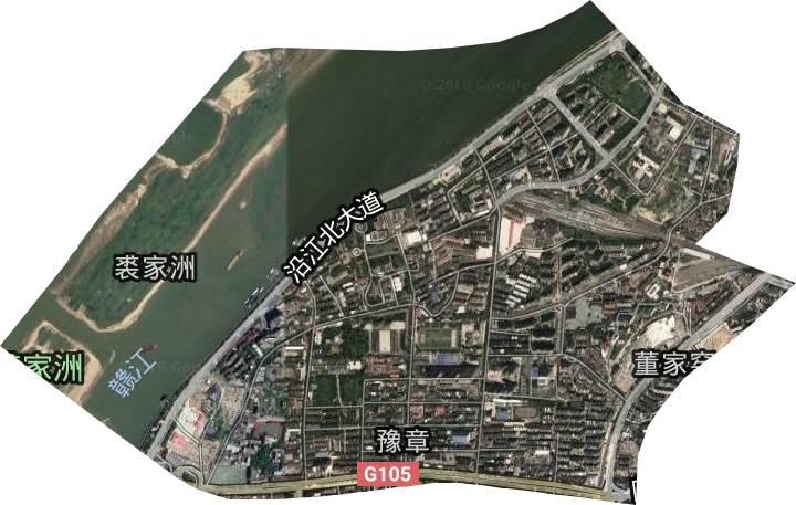 豫章街道卫星图