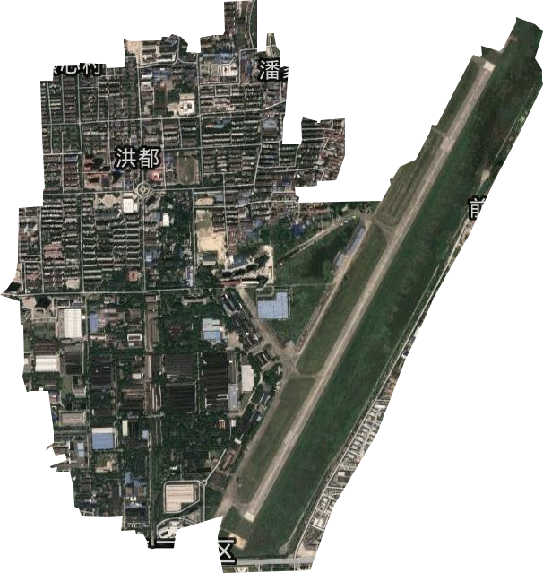洪都街道卫星图