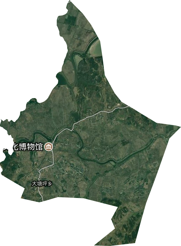 大塘坪乡卫星图