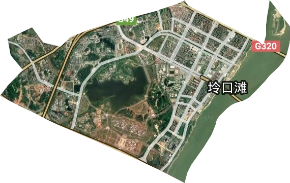 红角洲管理处（红谷滩新区）卫星图