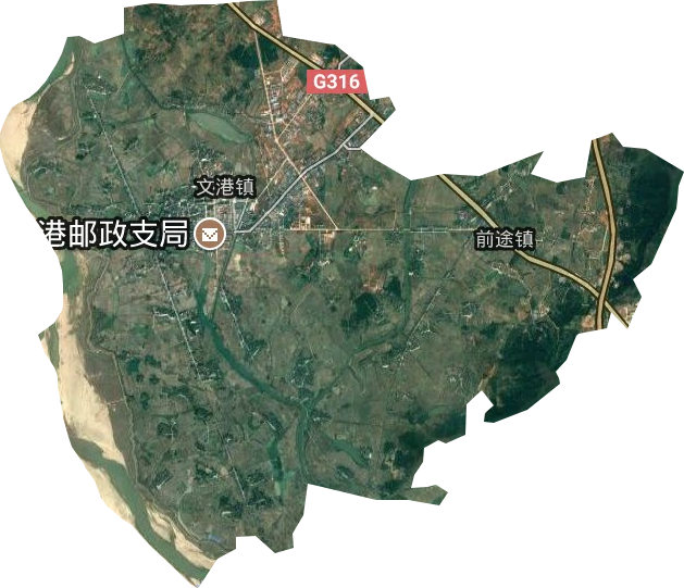 文港镇卫星图