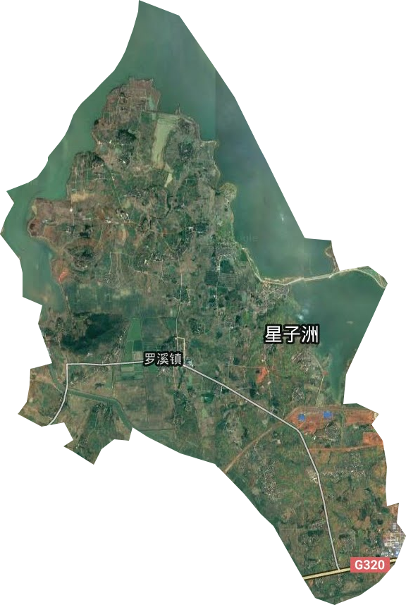 罗溪镇卫星图