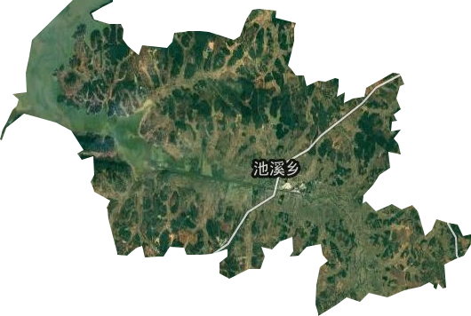 池溪乡卫星图