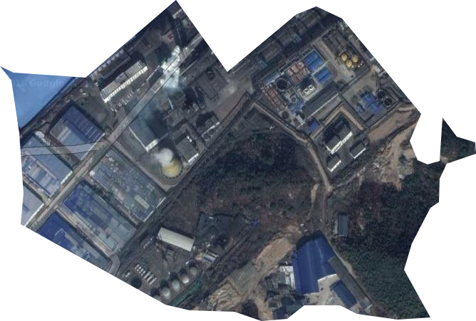 昌江化工园区卫星图