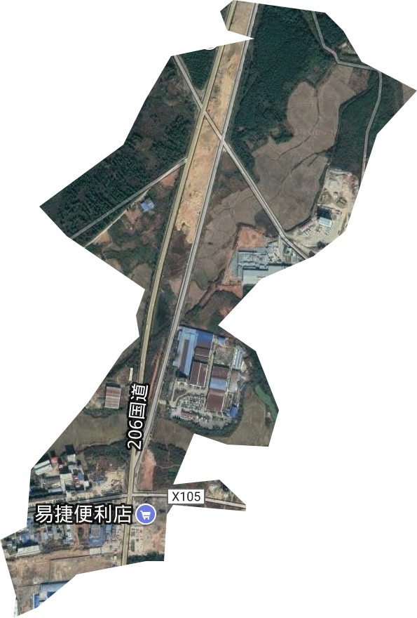 昌江开发区卫星图