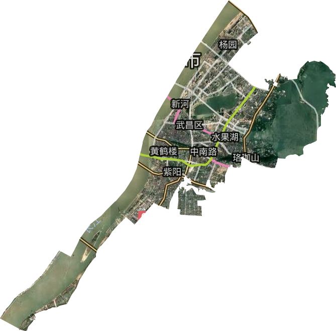 武昌区卫星图