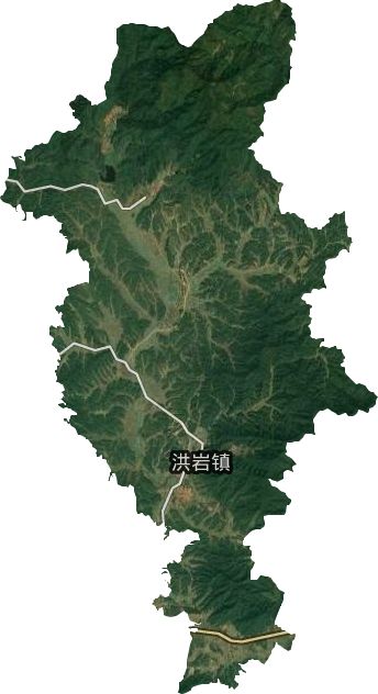 洪岩镇卫星图