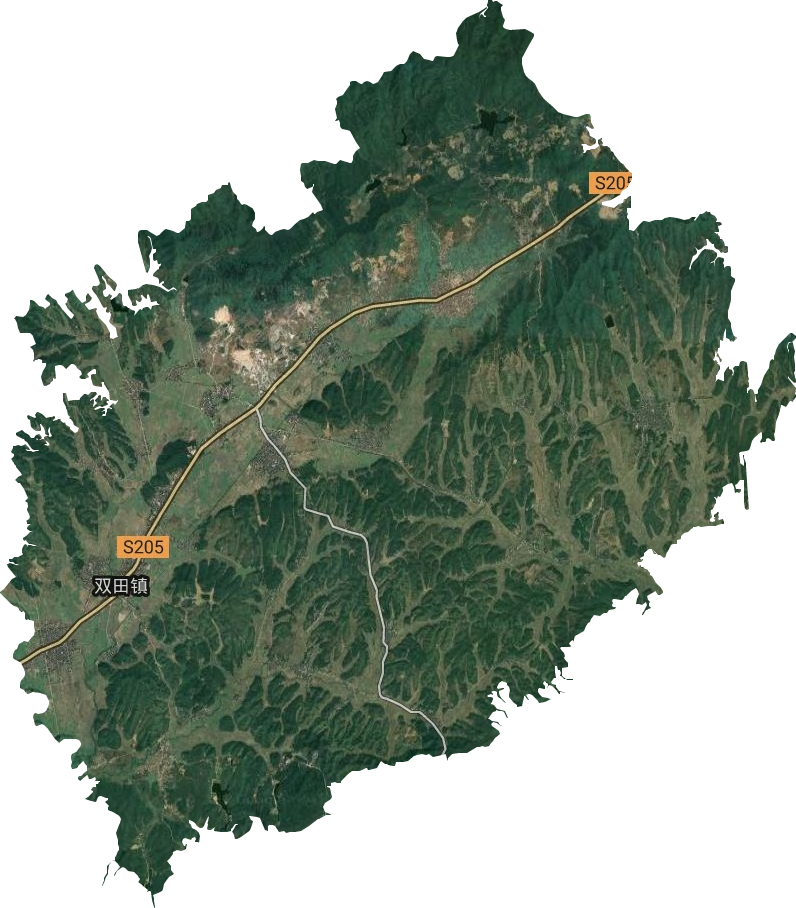 双田镇卫星图