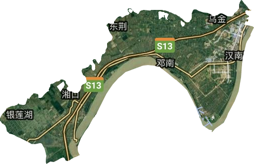 汉南区卫星图