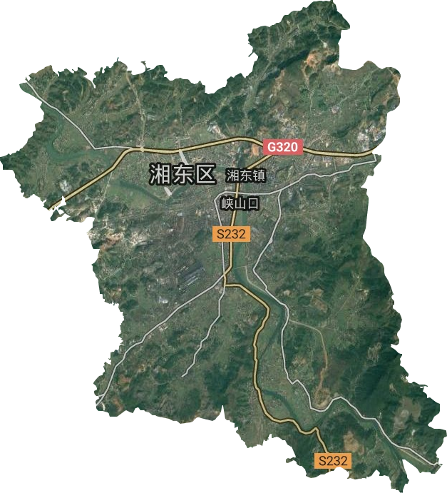 湘东镇卫星图