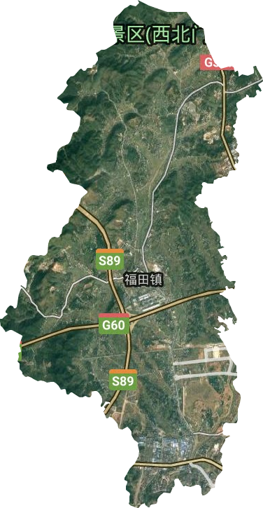 福田镇卫星图