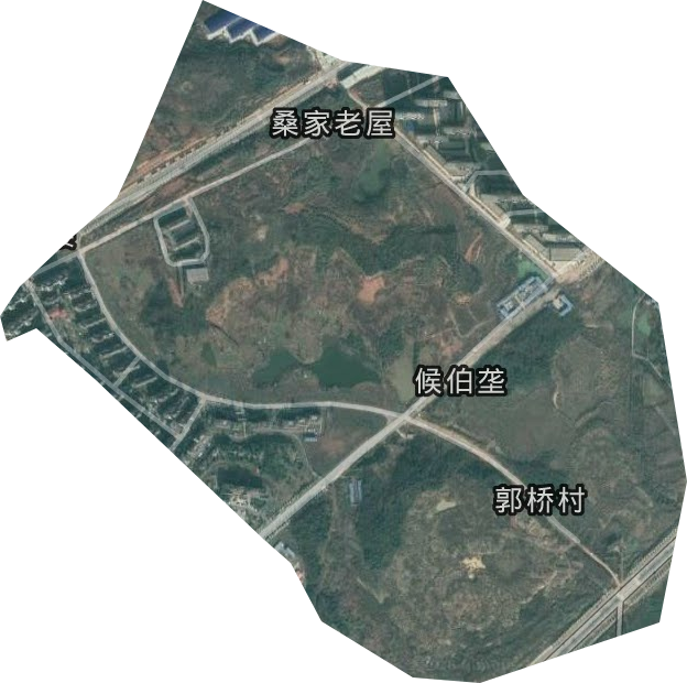 庐山生态文化新城卫星图