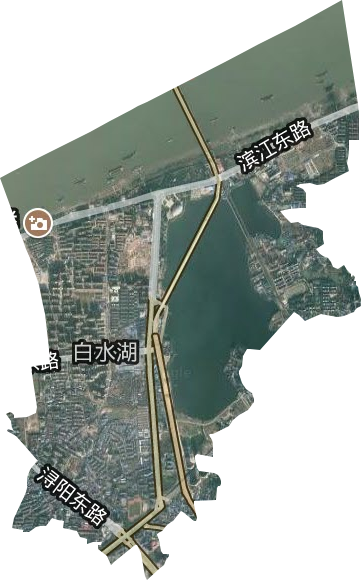 白水湖街道卫星图