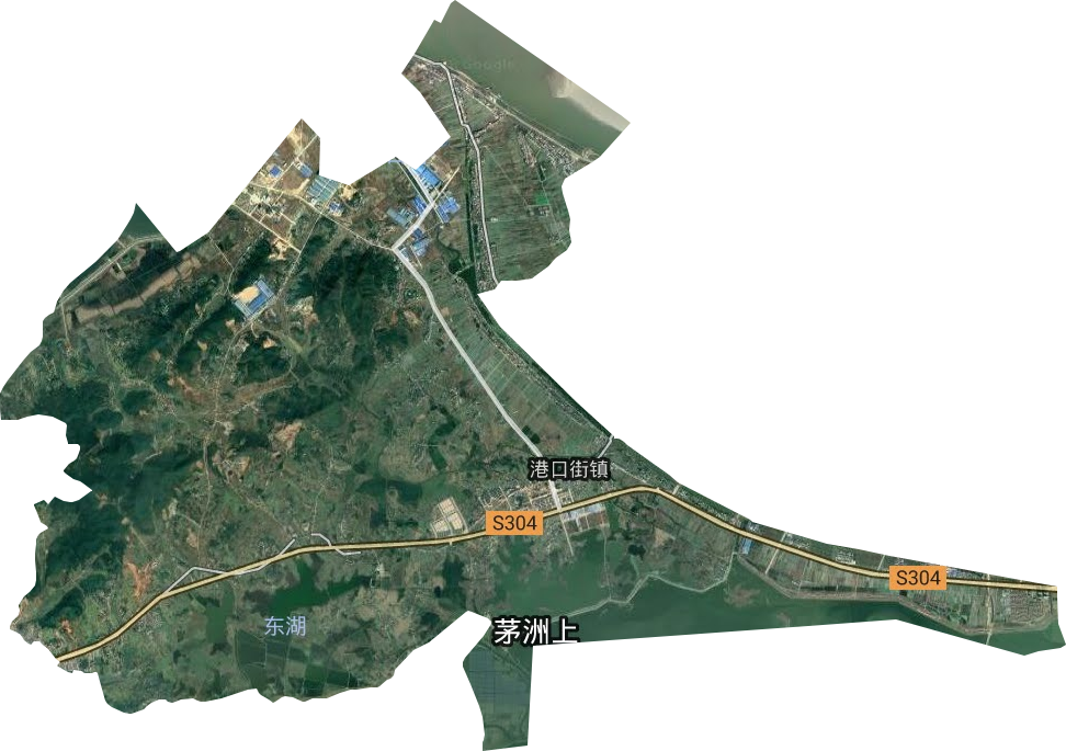 港口街镇卫星图