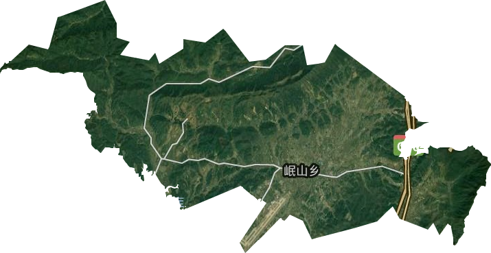 岷山乡卫星图