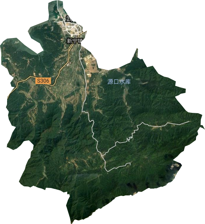 新宁镇卫星图
