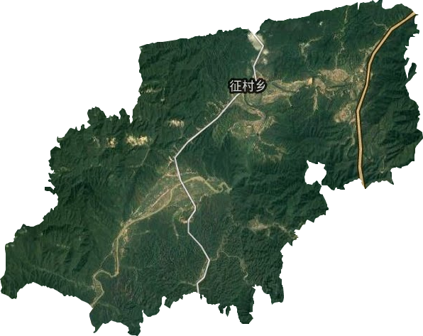 征村乡卫星图