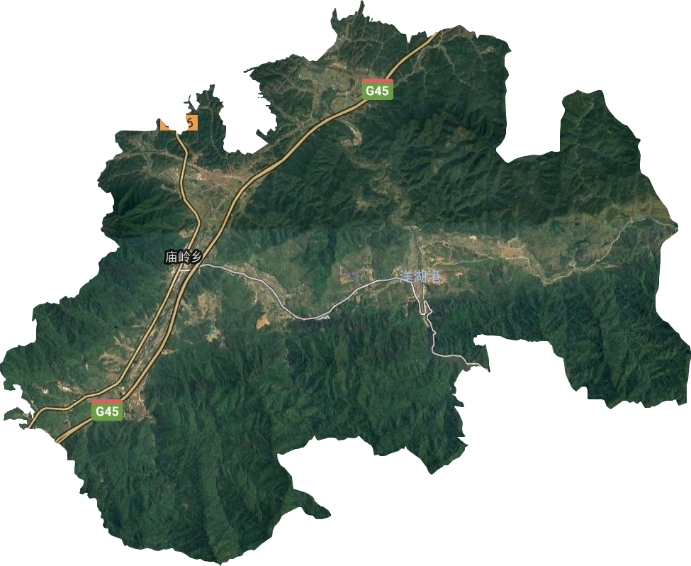 庙岭乡卫星图