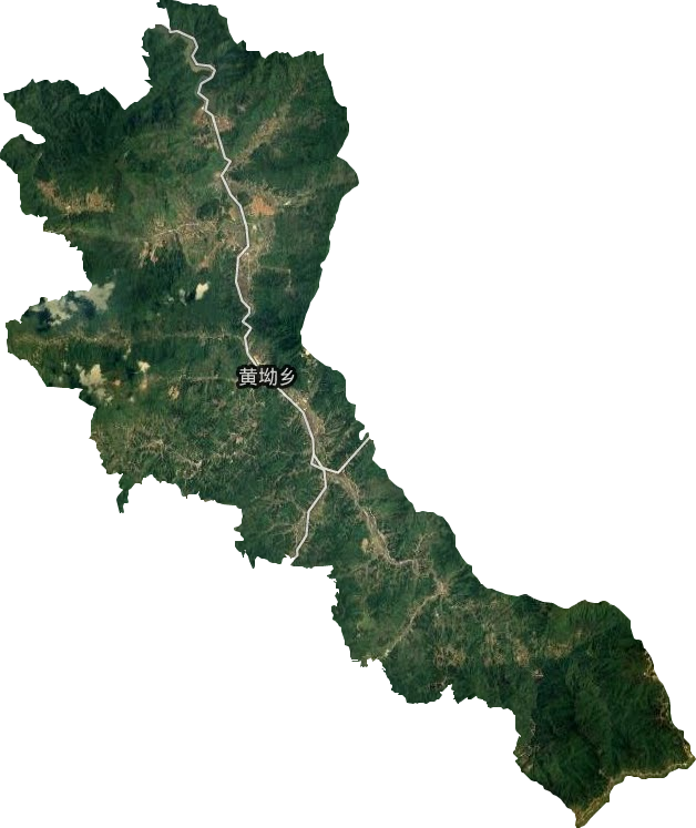 黄坳乡卫星图