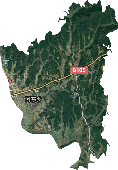河东乡卫星图